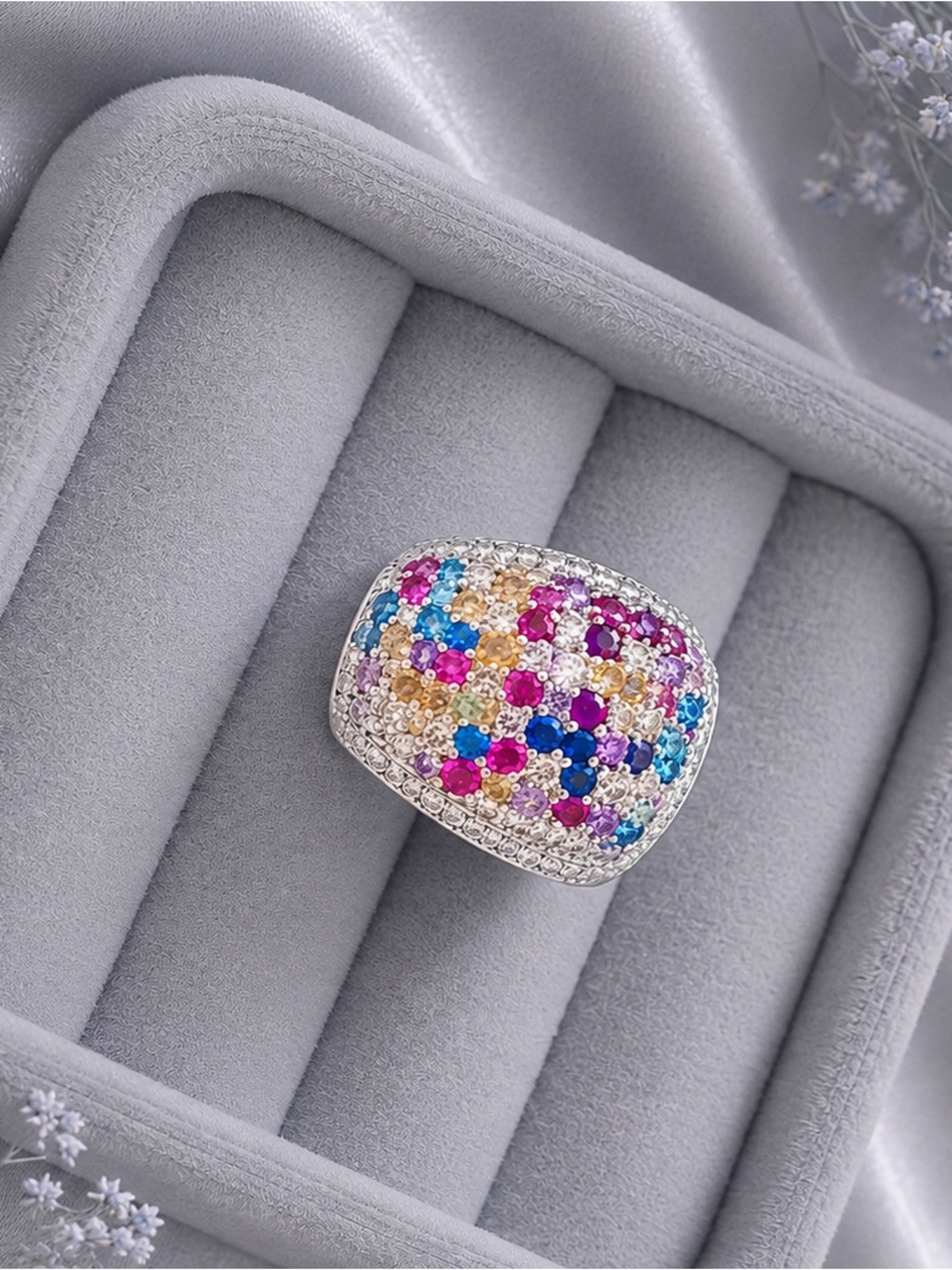 Multicolor femmine Ring - Women Jewelry - Picture 3 of 3
